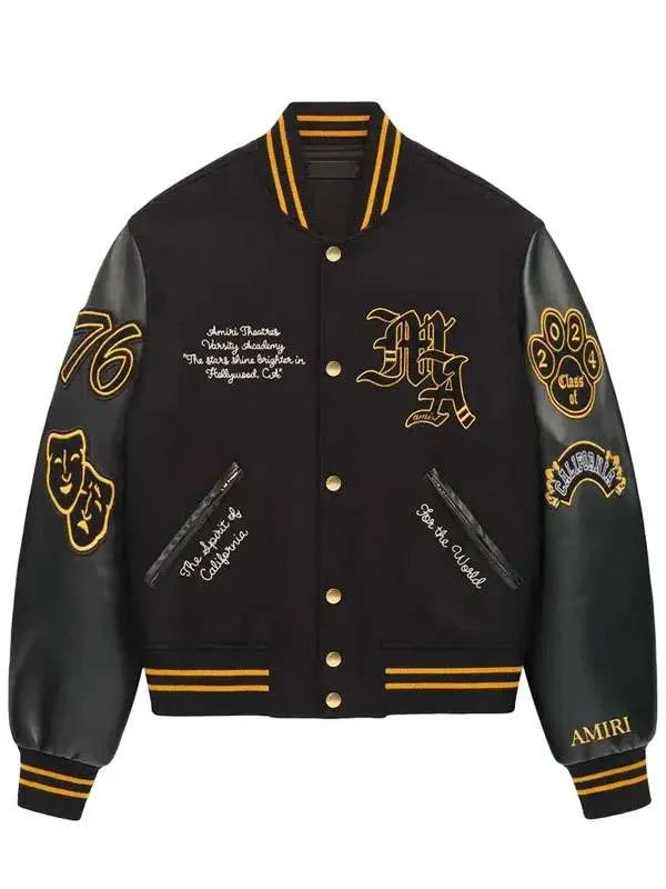 buy now Method Man Relationship Goals Black Varsity Jacket