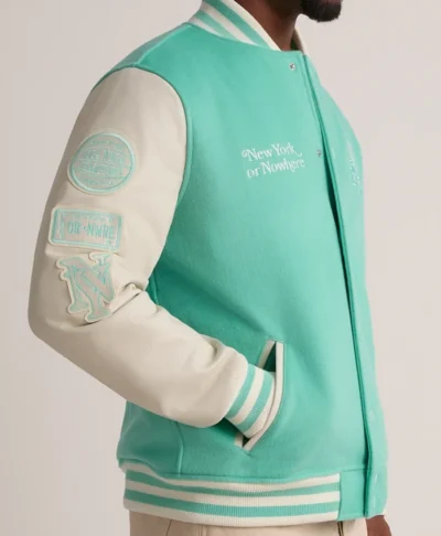 buy now New York or Nowhere Liberty Motto Varsity Jacket