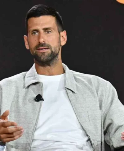 buy now Novak Djokovic Fanatics Fest NYC 2026 Gray Jacket