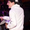 buy now Timothee Chalamet White Bomber Jacket