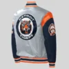 order Starter Gray Detroit Tigers Satin Jacket
