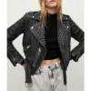 order now Alexis Kaufman WWE Raw Studded Leather Jacket