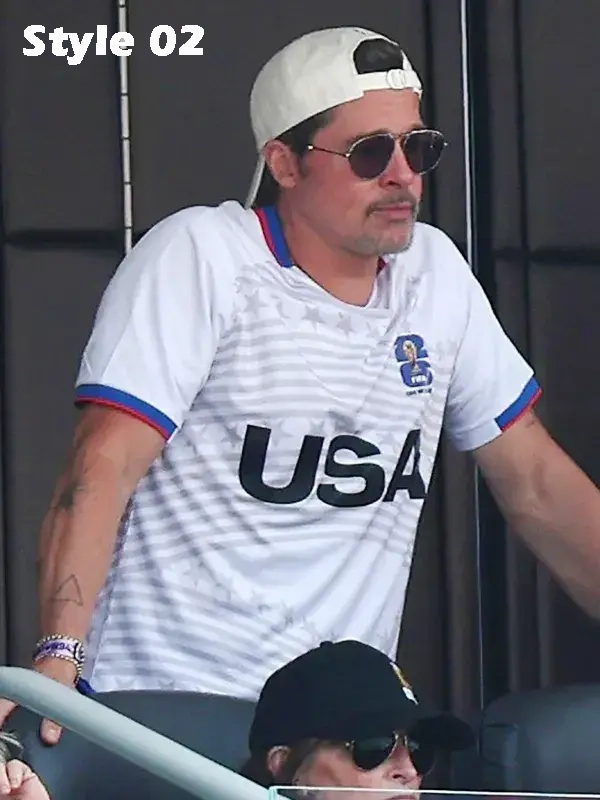 Brad Pitt 2026 USA Jersey - Image 8