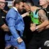 order now Conor McGregor UFC 329 Face Off Blue Tuxedo
