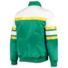 order now Green Seattle Supersonics Special Script Satin Jacket
