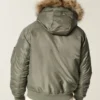 order now Hollister Faux Fur Hooded Bomber Jacket