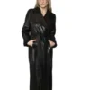 order now I Want Your Sex Olivia Wilde Leather Trench Coat
