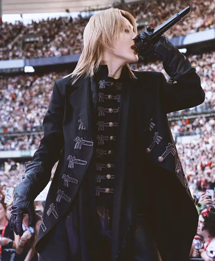 order now Jimin Dior Arirang Paris Tour Black Wool Coat