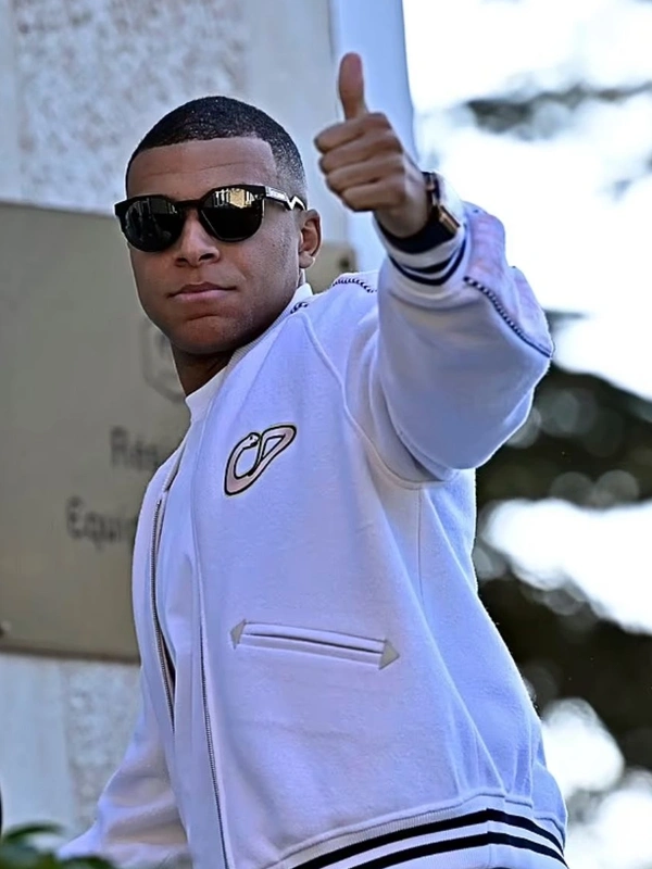 order now Kylian Mbappe Christian Dior Varsity Jacket
