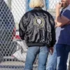 order now Lucky S01 Anya Taylor-Joy Black Bomber Jacket