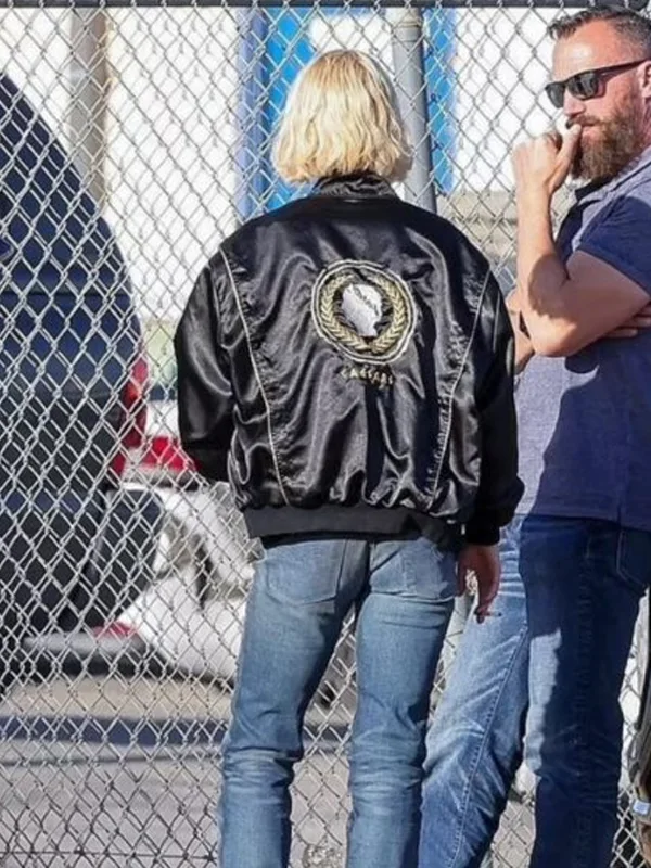 order now Lucky S01 Anya Taylor-Joy Black Bomber Jacket