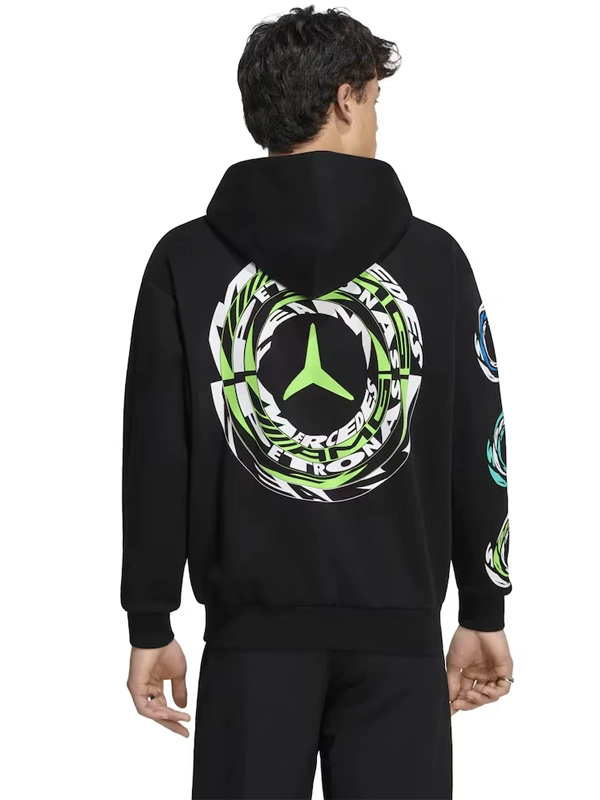 order now Mercedes AMG Petronas Adidas F1 Lights On Hoodie