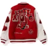 order now Multi Motif Bape Varsity Jacket