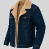 order now Natalie Alyn Lind Denim Sherpa Jacket