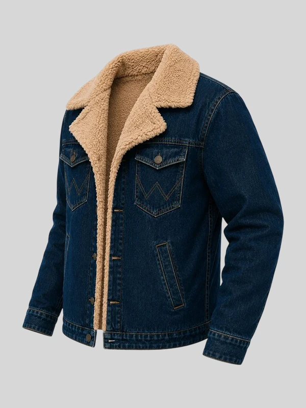 order now Natalie Alyn Lind Denim Sherpa Jacket