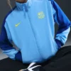 order now Nike FC Barcelona Strike Fourth Anthem Blue Polyester Jacket