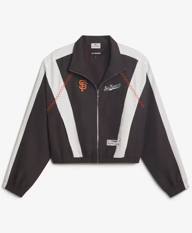 order now San Francisco Giants Off Season x MLB Black Track Jacket