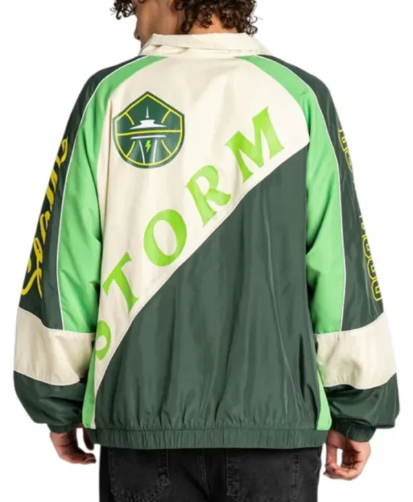 order now Seattle Storm Wild Collective Oversized Track Jacket