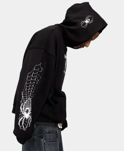order now Spider Crest Black Hoodie
