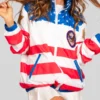 order now Women’s American Flag Windbreaker Jacket
