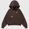 order now YoungLA x Looney Tunes Plaid Zip-Up Hoodie