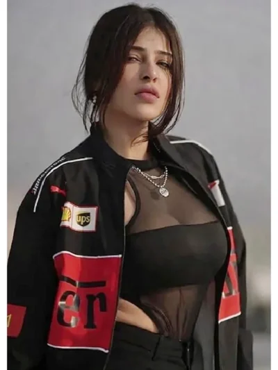 order now Zyrox Black F1 Racing Streetwear Jacket