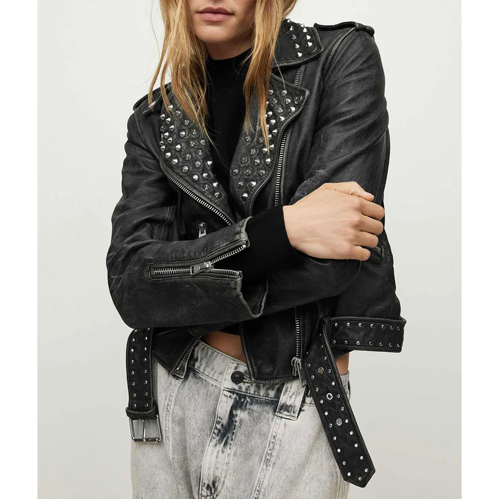 shop Alexis Kaufman WWE Raw Studded Leather Jacket