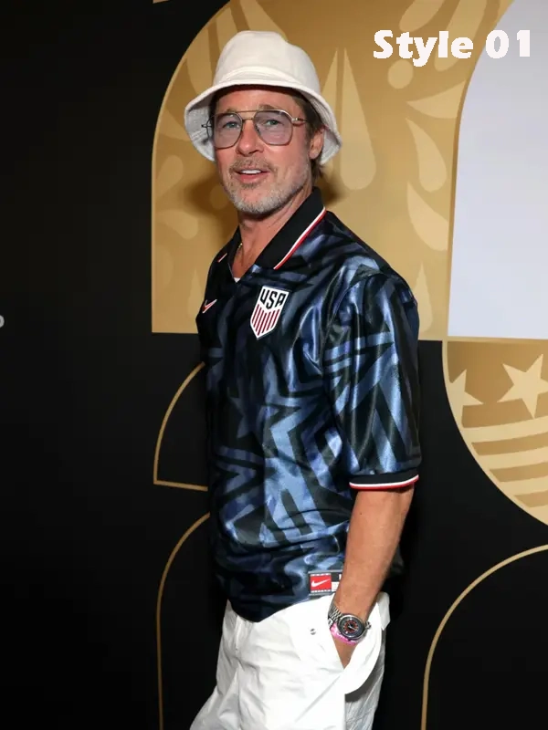 Brad Pitt 2026 USA Jersey - Image 6