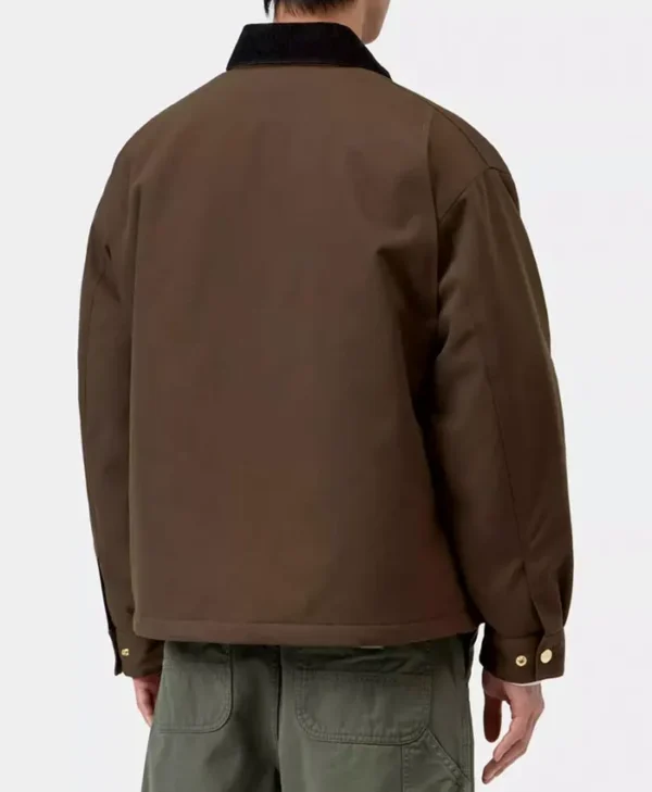 shop Carhartt WIP Quentin Brown Cotton Jacket