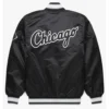 shop Chicago White Sox Black Bomber Jacket