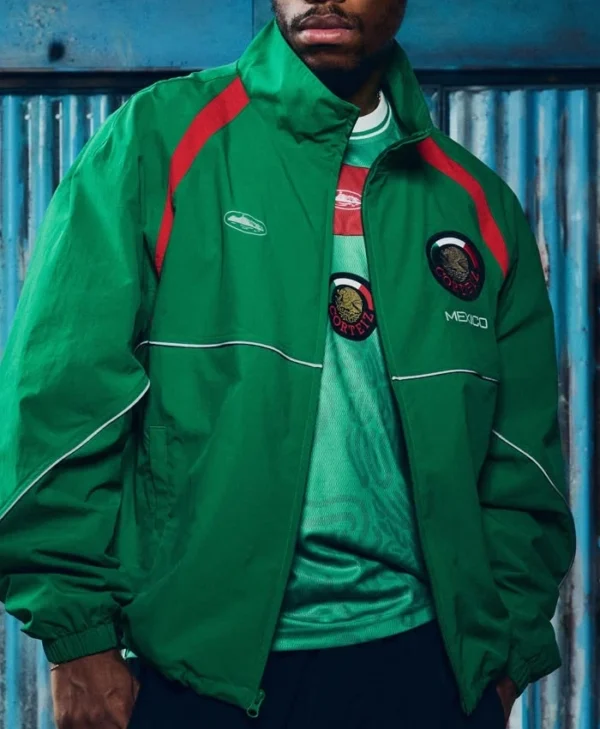 shop Corteiz Mexico-inspired track Jacket