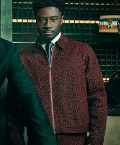 shop Fightland 2026 Charles Babalola Leopard Print Jacket