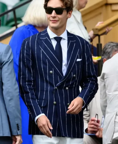 shop George Russell Wimbledon 2026 Blue Blazer