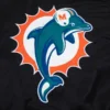 shop Miami Dolphins Aqua Bomber Jacket