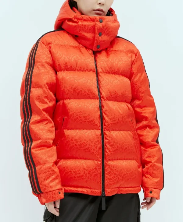 shop Moncler X Adidas Alpbach Short Down Jacket