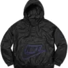 shop Nike x Supreme Hooded Leather Anorak