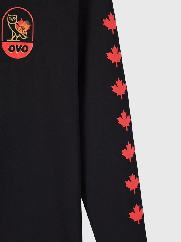 shop OVO Canada Basketball Long Sleeve T-Shirt