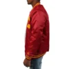 shop USC Trojans Varsity Red Satin Jacket