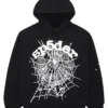 shop now Black And White Sp5der Hoodie