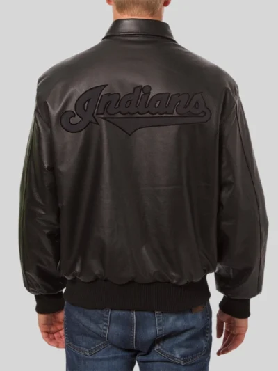 shop now Cleveland Guardians Leather Jacket