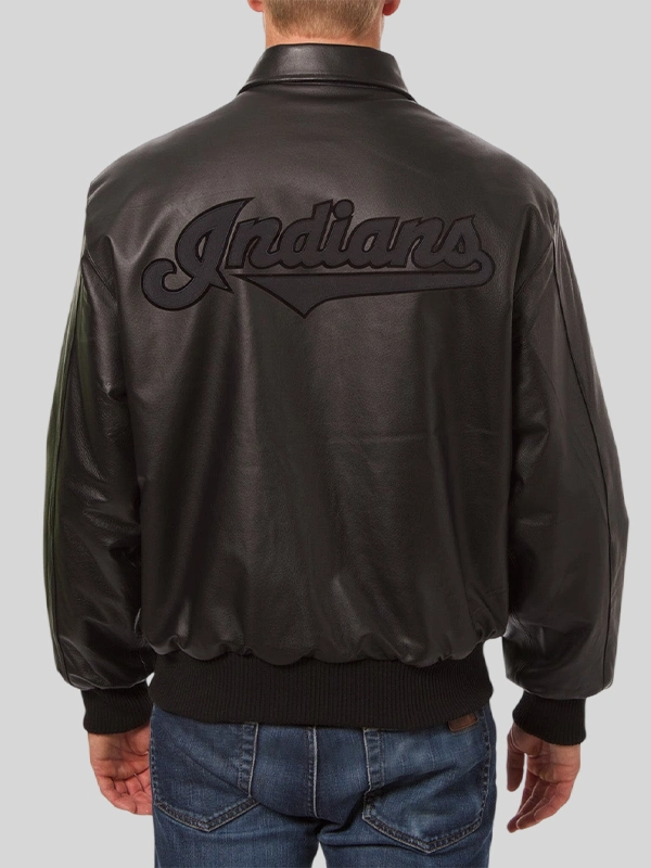 shop now Cleveland Guardians Leather Jacket
