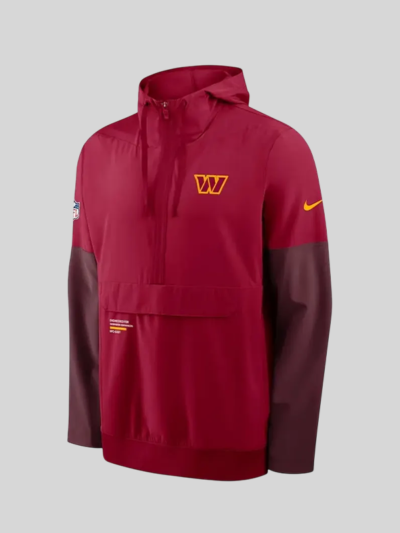 shop now Commanders Nike Sideline Anorak Hoodie Jacket