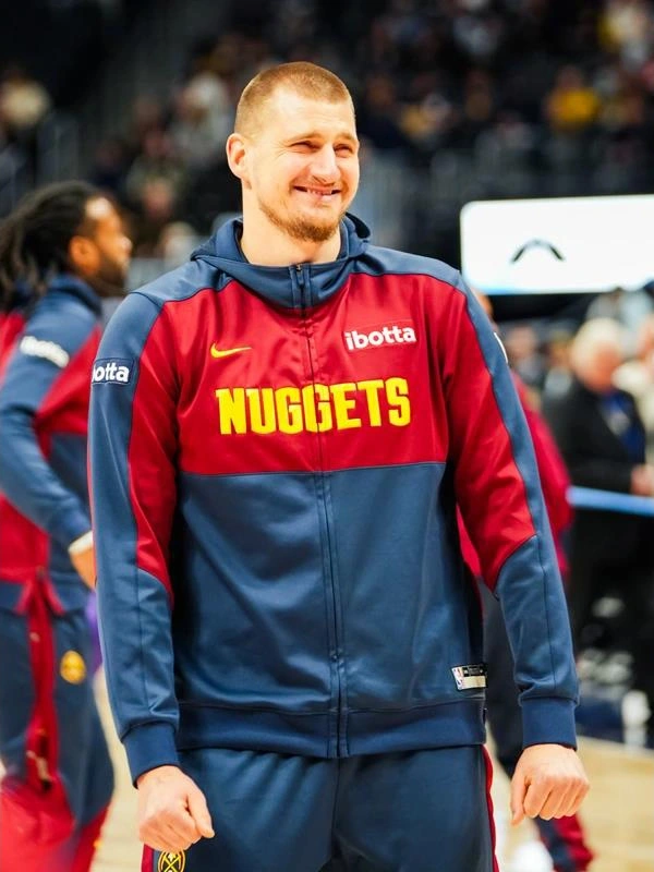 shop now Denver Nuggets Nike Showtime Hoodie