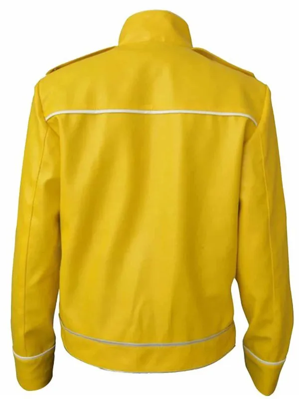 shop now Freddie Mercury Concert Yellow Leather Jacket