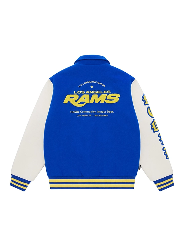 shop now Homie x Los Angeles Rams Letterman Jacket