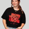 shop now Indiana Fever 2025 WNBA Now You Know Playoff T-Shirt