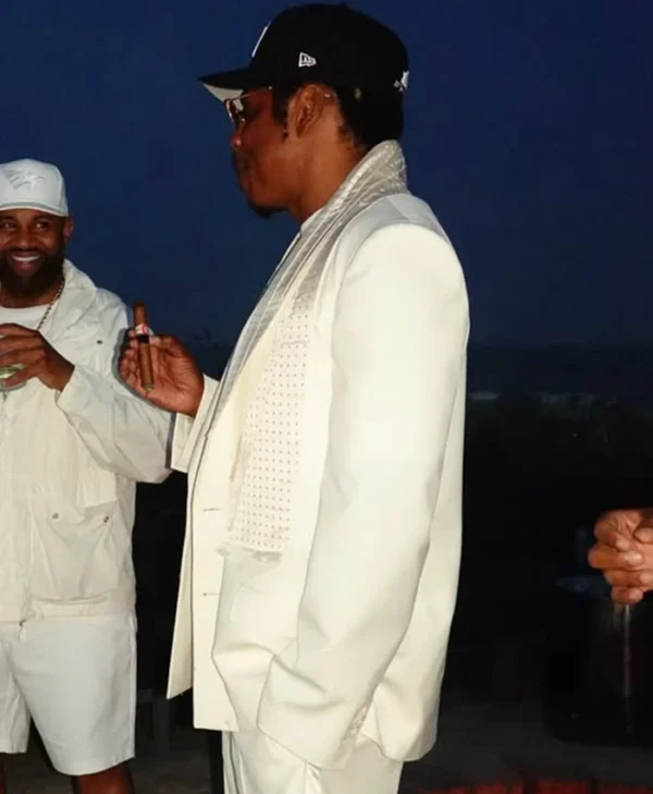 shop now Jay-Z Michael Rubin White Party 2026 White Blazer