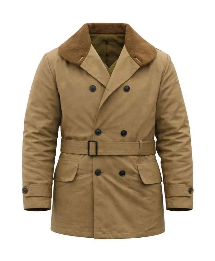 shop now Jimmy 2026 Daniel Fee Khaki Military Coat