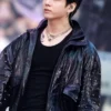 shop now Jungkook Custom Balenciaga Arirang Paris Tour Studded Jacket