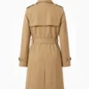 shop now Kristin Scott Thomas Brown Coat